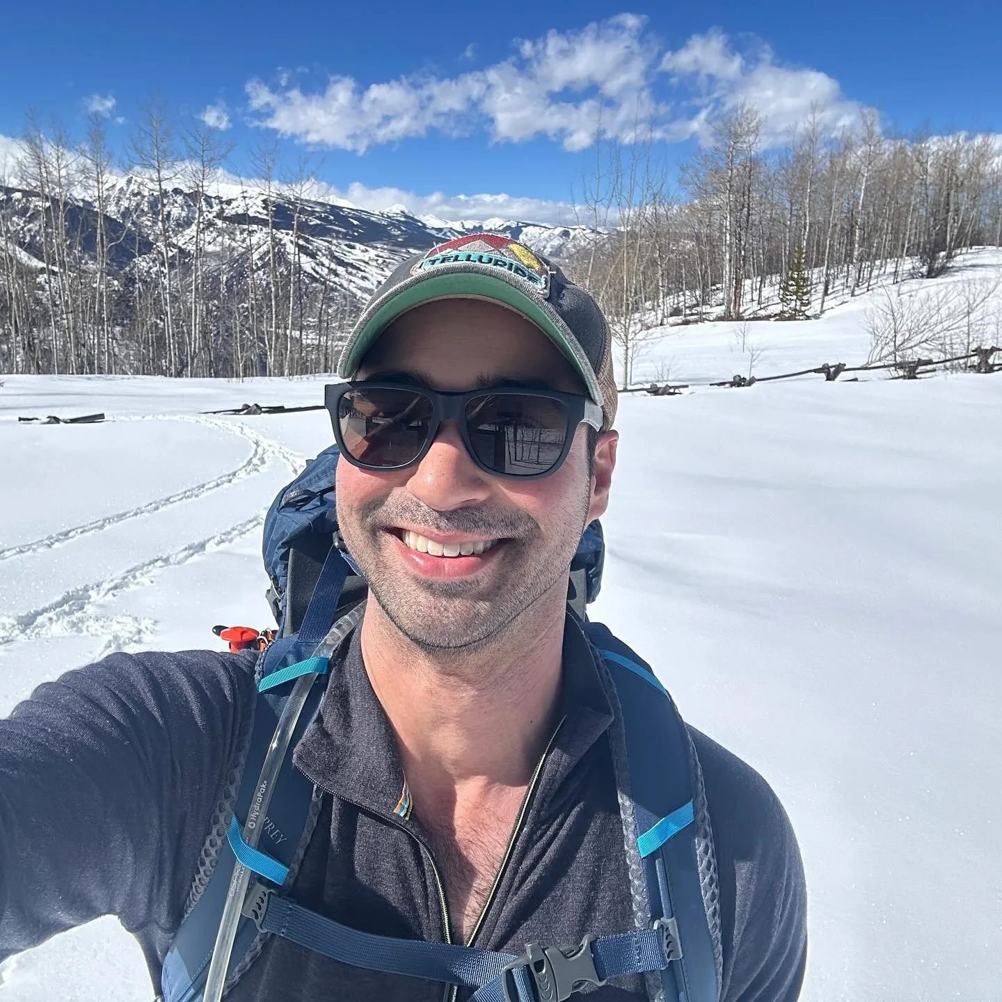 Dr. Mian in the Colorado backcountry