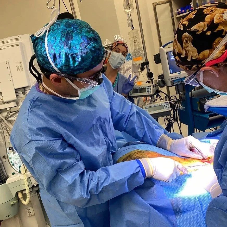 Dr. Mian in the operating room
